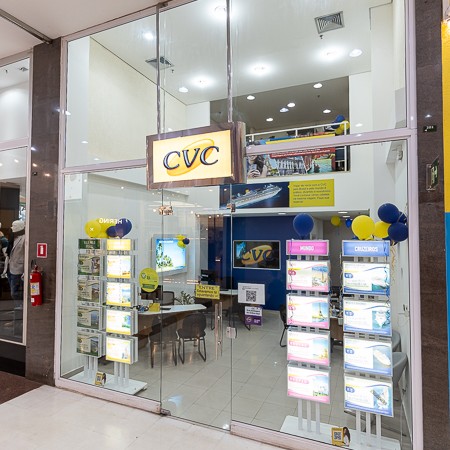 Logo da loja cvc viagens